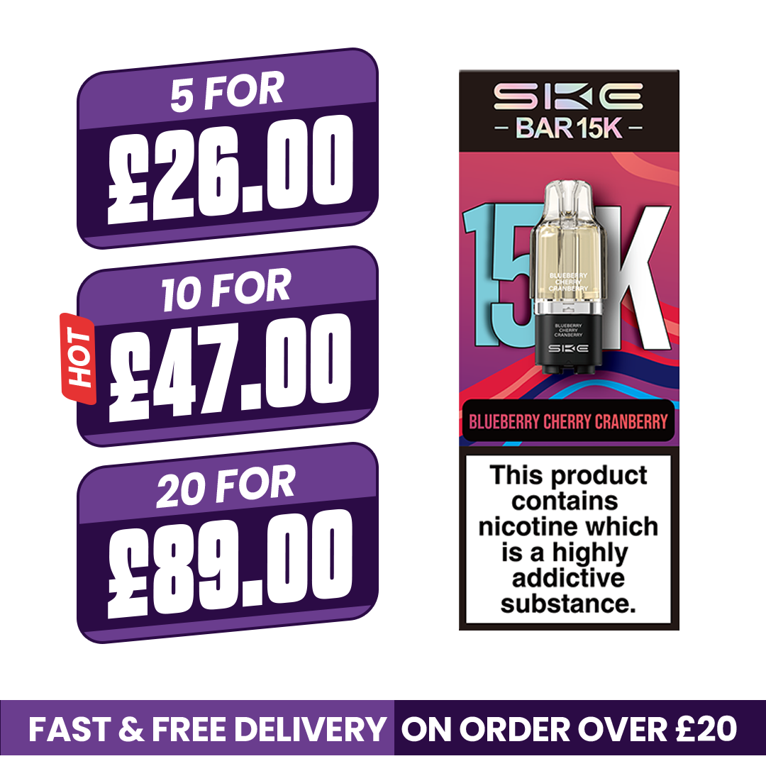 Blueberry Cherry Cranberry SKE Bar 15K Refill Pods