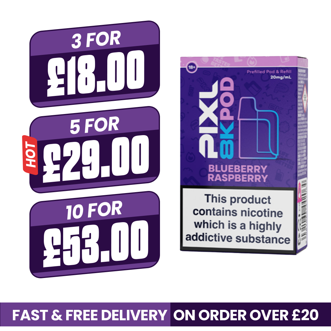 Pixl 8000 Blueberry Raspberry Refill Pods