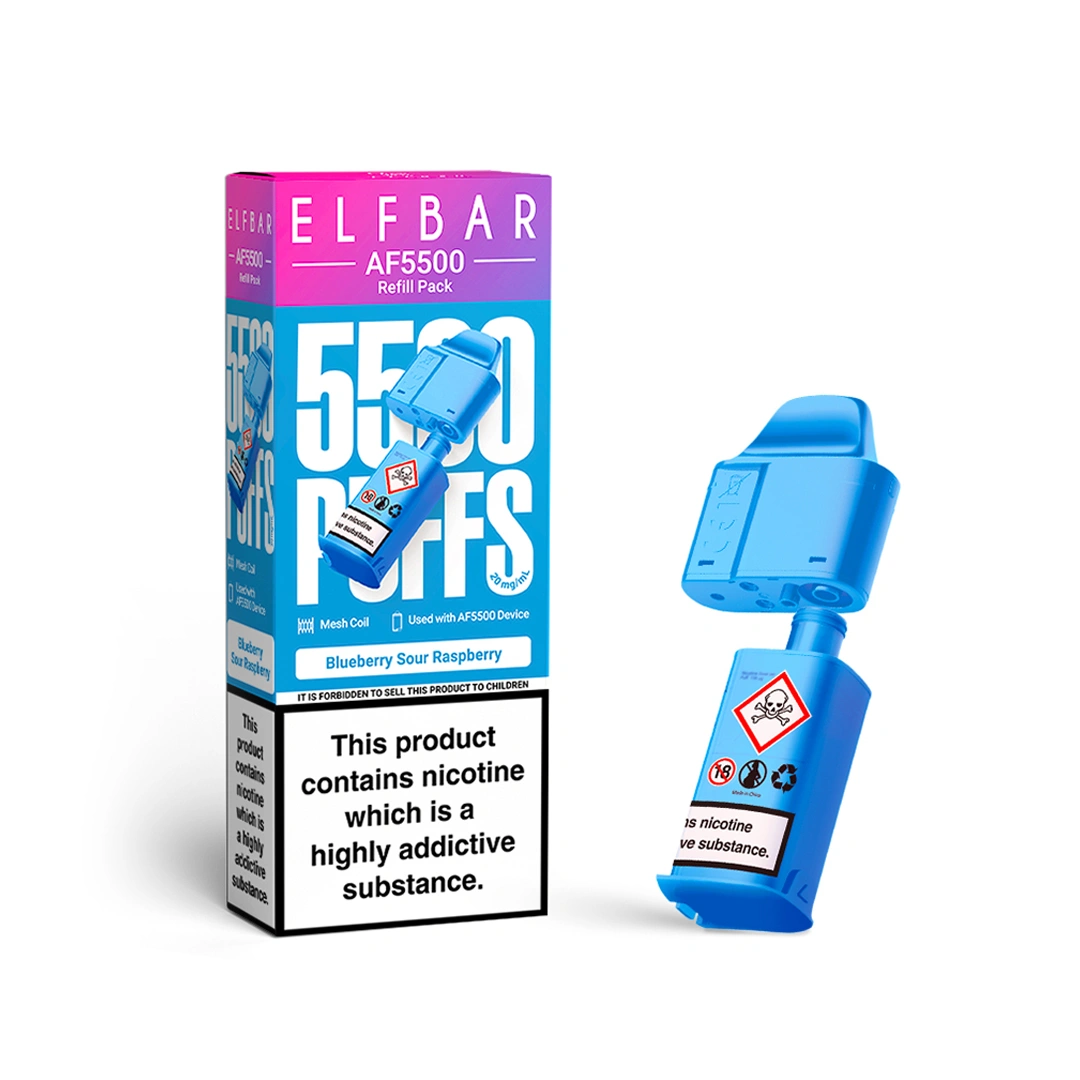 Elf Bar AF5500 Blueberry Sour Raspberry Refill Pods