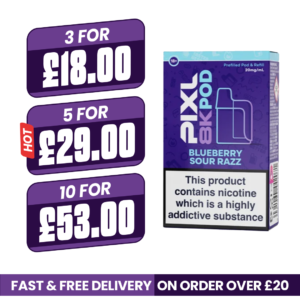 Pixl 8000 Blueberry Sour Razz Refill Pods