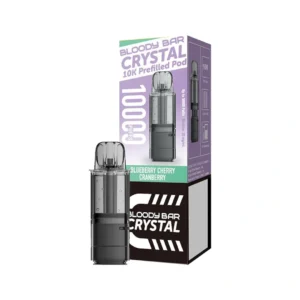 Bloody Bar Crystal 10k Blueberry Cherry Cranberry Prefilled Pods