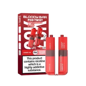Cherry Ice & Strawberry Raspberry Cherry Ice Bloody Bar Ultra Twist 20K Refill Pods