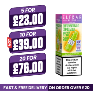 Elf bar Plus 50 Kiwi Passionfruit Guava Refill Pods