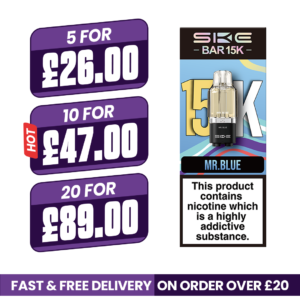 Mr Blue SKE Bar 15K Refill Pods