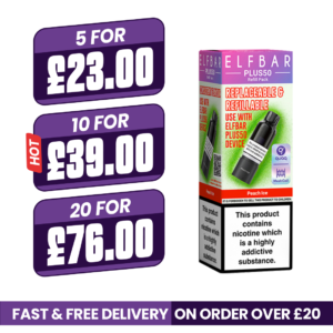 Elf bar Plus 50 Peach Ice Refill Pods