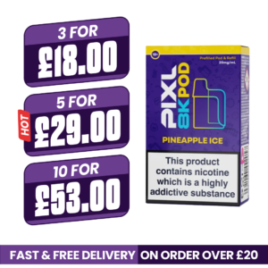 Pixl 8000 Pineapple Ice Refill Pods