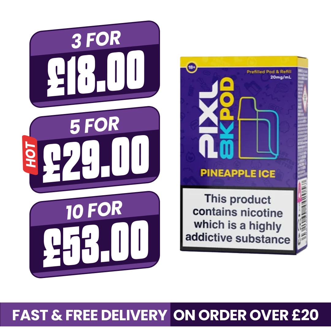 Pixl 8000 Pineapple Ice Refill Pods