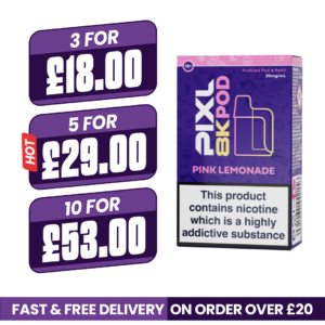 Pixl 8000 Pink Lemonade Refill Pods