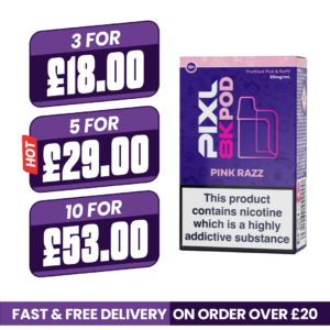 Pixl 8000 Pink Razz Refill Pods