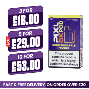 Pixl 8000 Sour Pineapple Mango Refill Pods