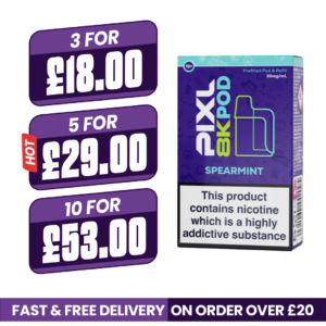 Pixl 8000 Spearmint Refill Pods