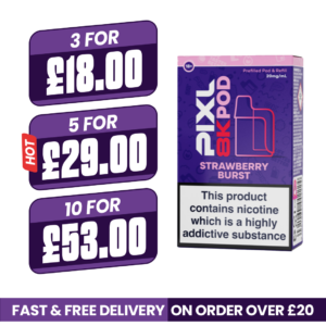 Pixl 8000 Strawberry Burst Refill Pods