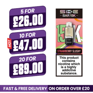 Strawberry Slushy SKE Bar 15K Refill Pods