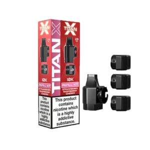 Titan X Strawberry Raspberry Cherry Refill Pods