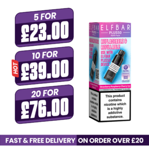 Elf bar Plus 50 Strawberry Raspberry Cherry Ice Refill Pods