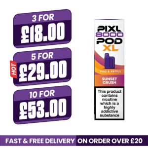 Pixl 8000 Sunset Crush Refill Pods