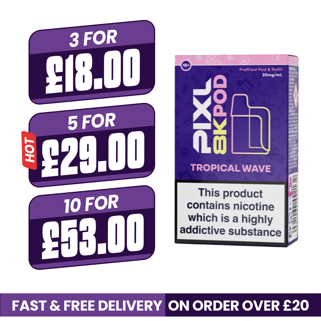 Pixl 8000 Tropical Wave Refill Pods