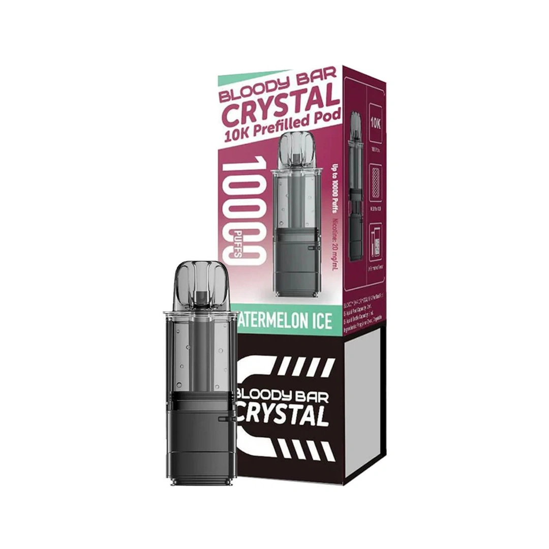Bloody Bar Crystal 10k Watermelon Ice Prefilled Pods