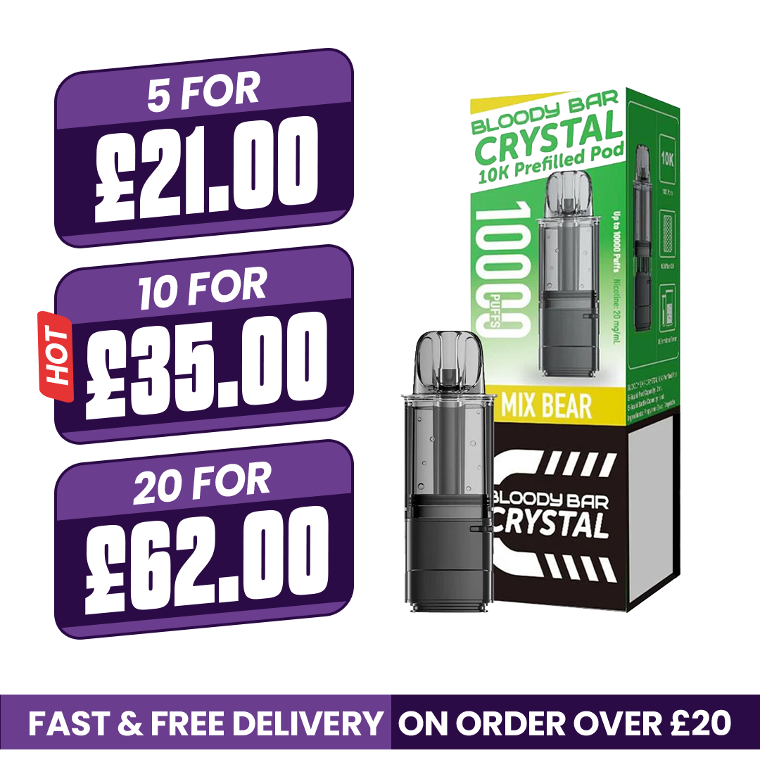 Bloody Bar Crystal 10k Mix Bear Prefilled Pods