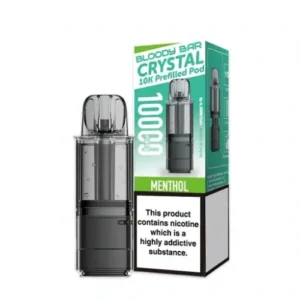 Bloody Bar Crystal 10k Menthol Prefilled Pods