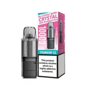 Bloody Bar Crystal 10k Strawberry Ice Prefilled Pods