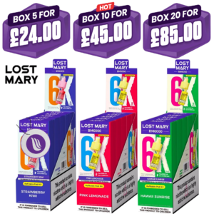 Lost Mary BM6000 Prefilled Pods Box Of 10