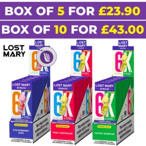 Lost Mary BM6000 Prefilled Pods Box Of 10