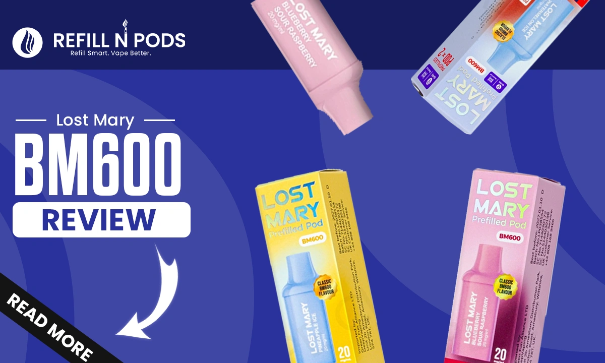 lost mary pods erfahrungen Lost Mary Tappo Prefilled Pod Kit Review - Top Flavour main image 1
