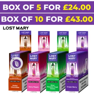 Lost Mary Nera 30k Box Of 5
