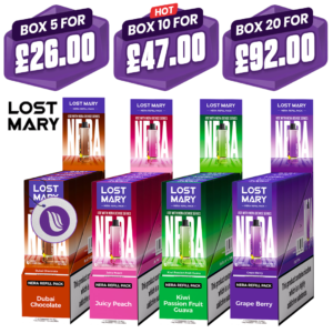 Lost Mary Nera 30k Box Of 5