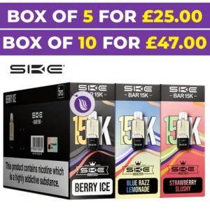 SKE Bar 15k Prefilled Pods - Pack of 5