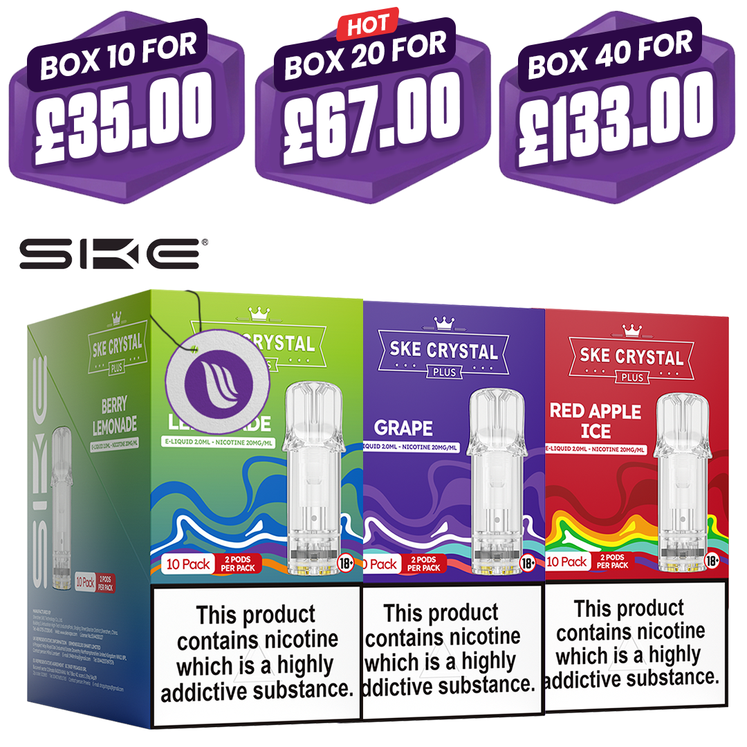 SKE Crystal Plus Pods Box Of 10