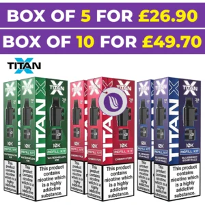 Titan X Prefilled Pods Box of 10