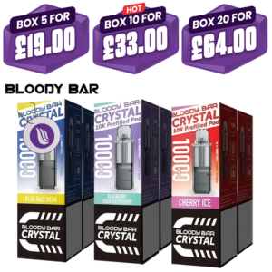 Bloody Bar Crystal 10k Replacement Pods