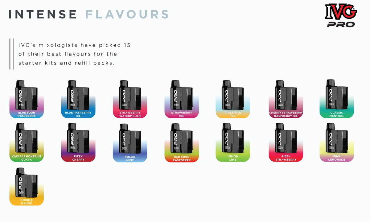 IVG Pro 12 Pods Flavour