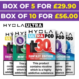 Hyola Ultra 30k Puffs Prefilled Replacement Pods - Pack of 5