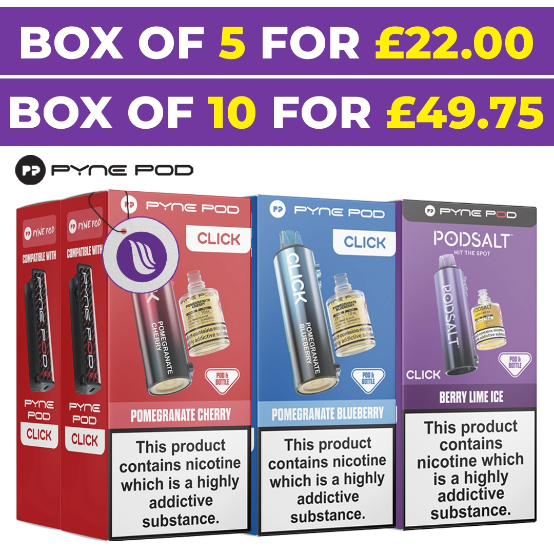 Pyne Pod Click 10K Pre-Filled Pod 5 X Multipack