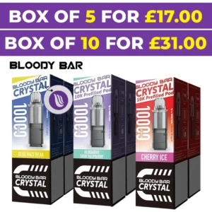 Bloody Bar Crystal 10k Replacement Pods - Pack of 5