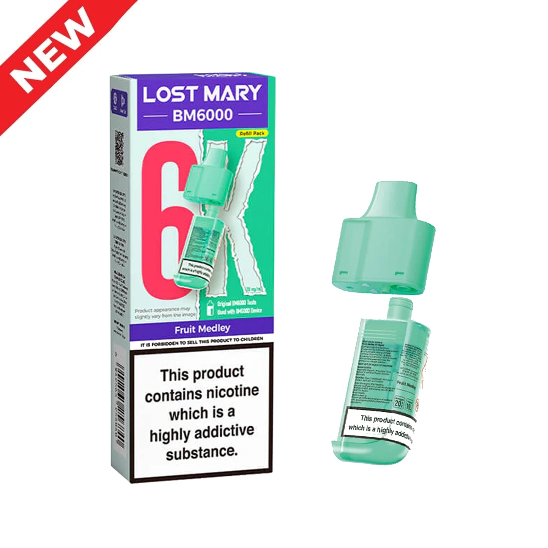 Fruit Medley Lost Mary BM6000 Refill Pods