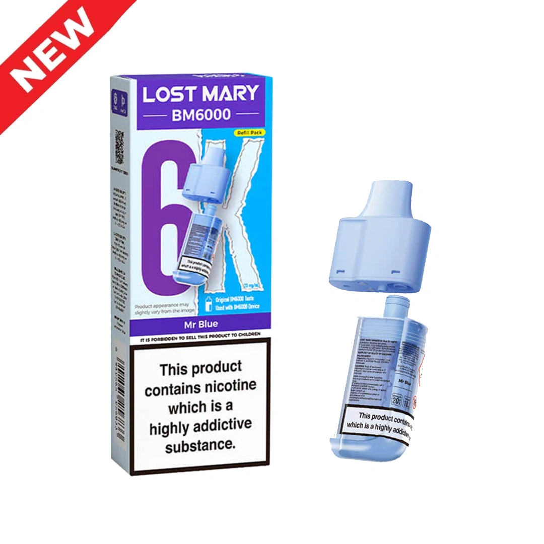 Mr Blue Lost Mary BM6000 Refill Pods