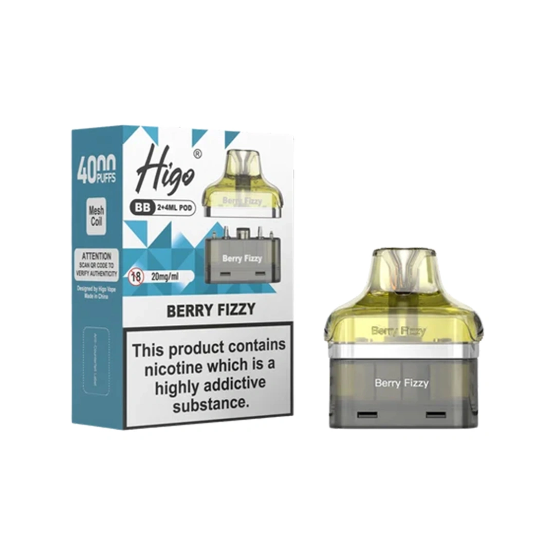 Higo BB 4000 Berry Fizzy Refill Pods