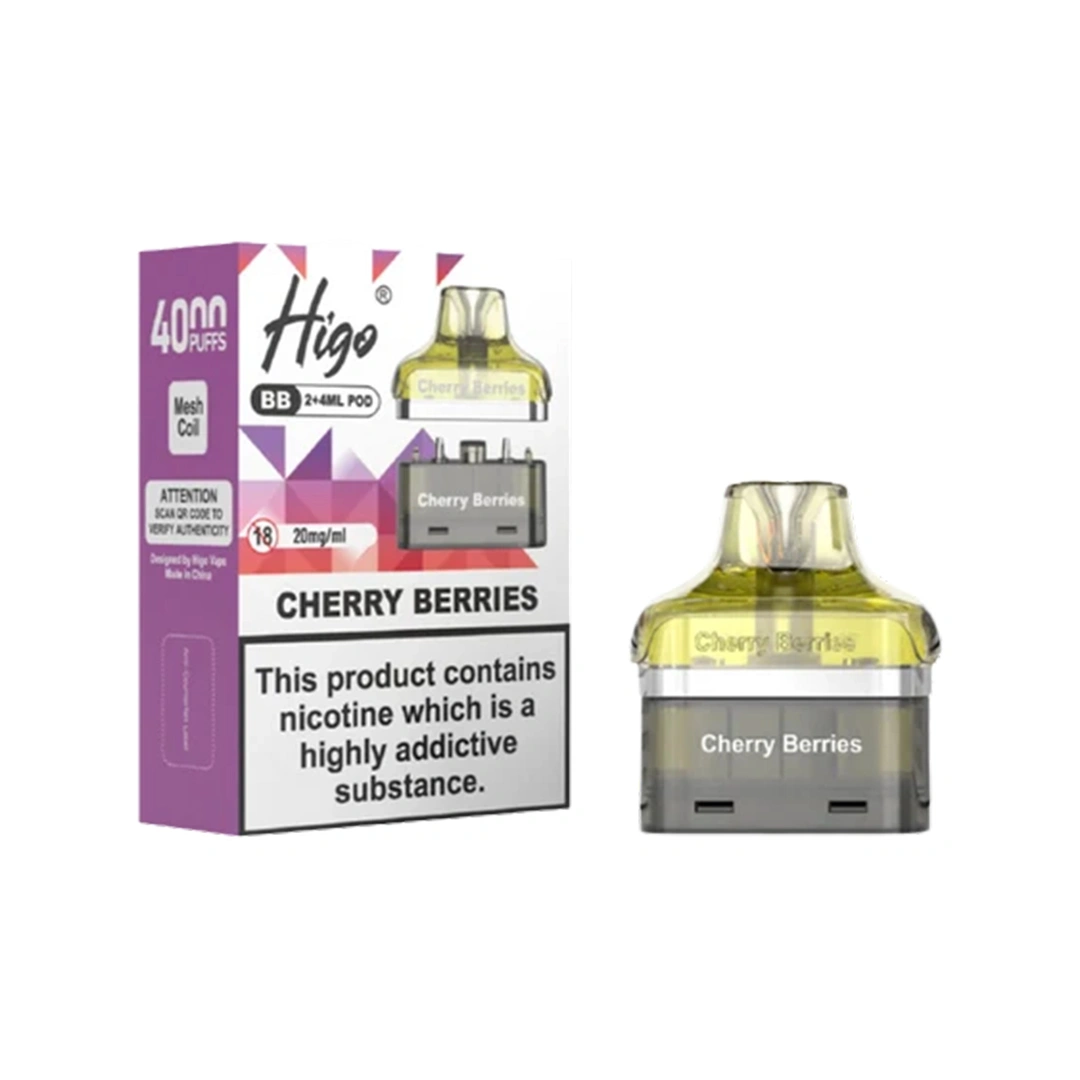 Higo BB 4000 Cherry Berries Refill Pods