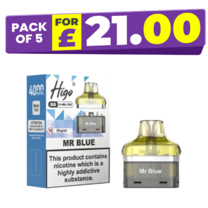 Higo BB 4000 Mr Blue Refill Pods