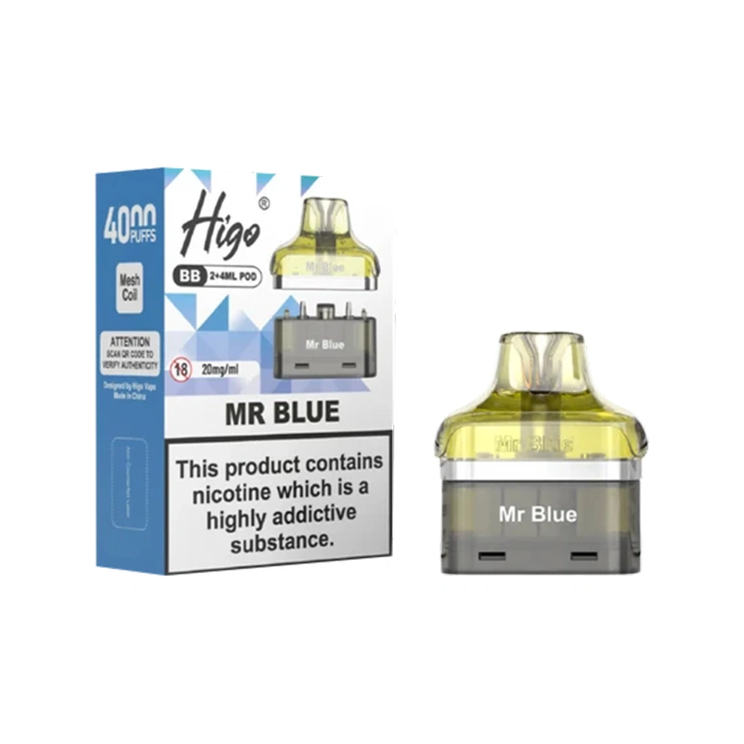 Higo BB 4000 Mr Blue Refill Pods