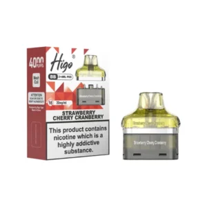Higo BB 4000 Strawberry Cherry Cranberry Refill Pods