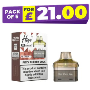 Higo BB 4000 Fizzy Cherry Cola Refill Pods