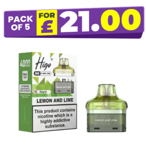 Higo BB 4000 Lemon & Lime Refill Pods