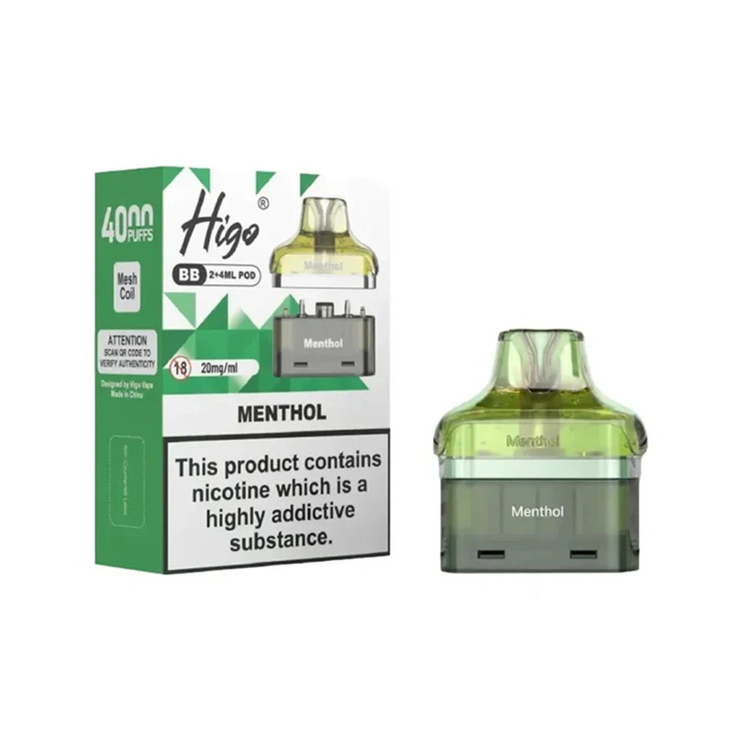 Higo BB 4000 Menthol Refill Pods