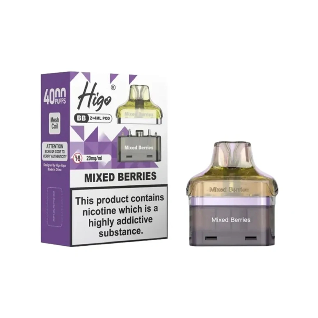 Higo BB 4000 Mixed Berry Refill Pods