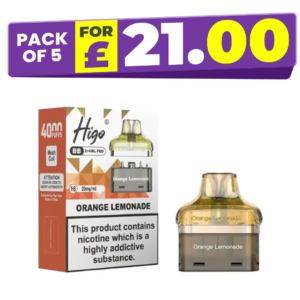 Higo BB 4000 Orange Lemonade Refill Pods